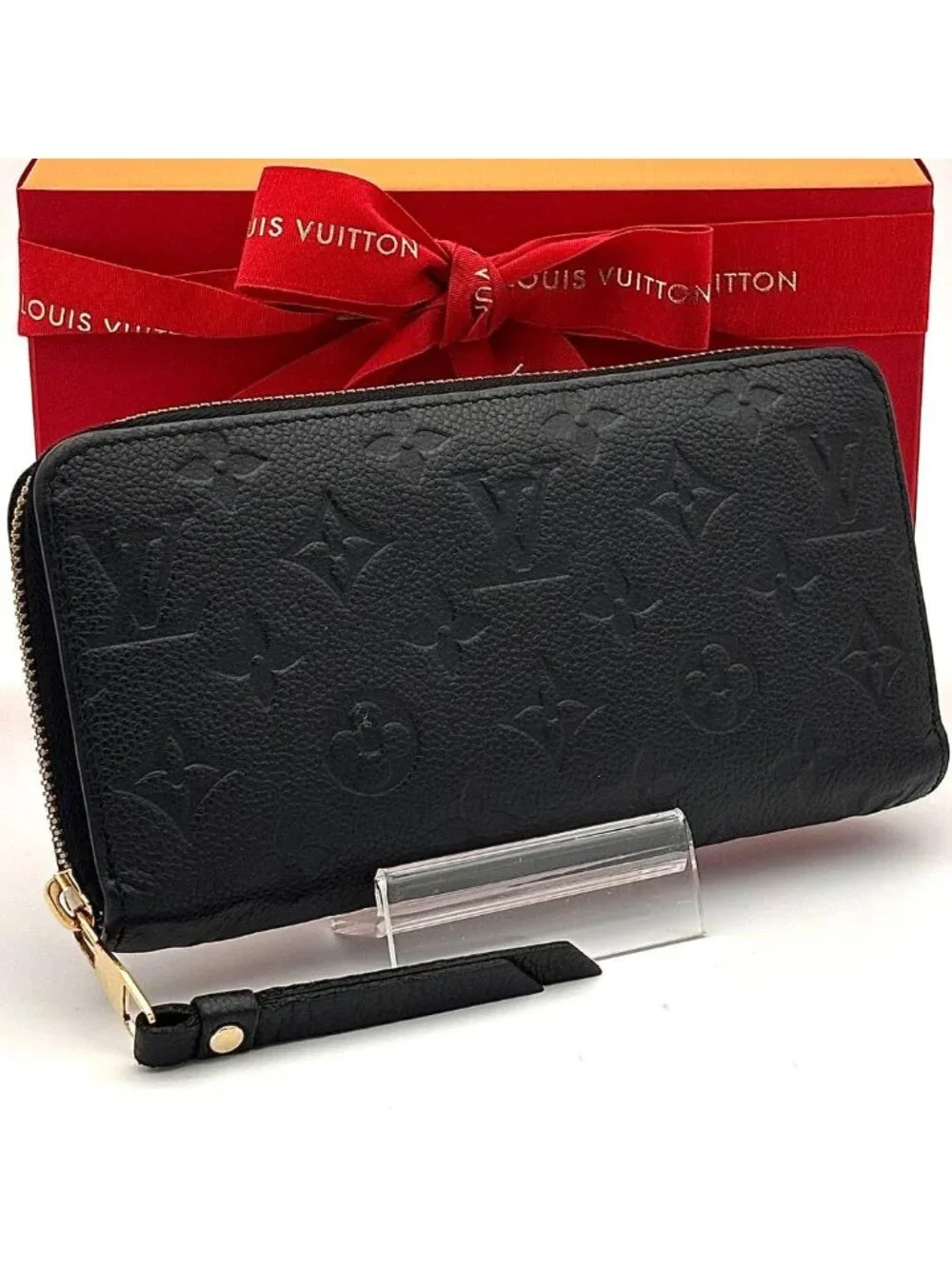 Louis Vuitton Wallet Zippy Monogram Empreinte Black